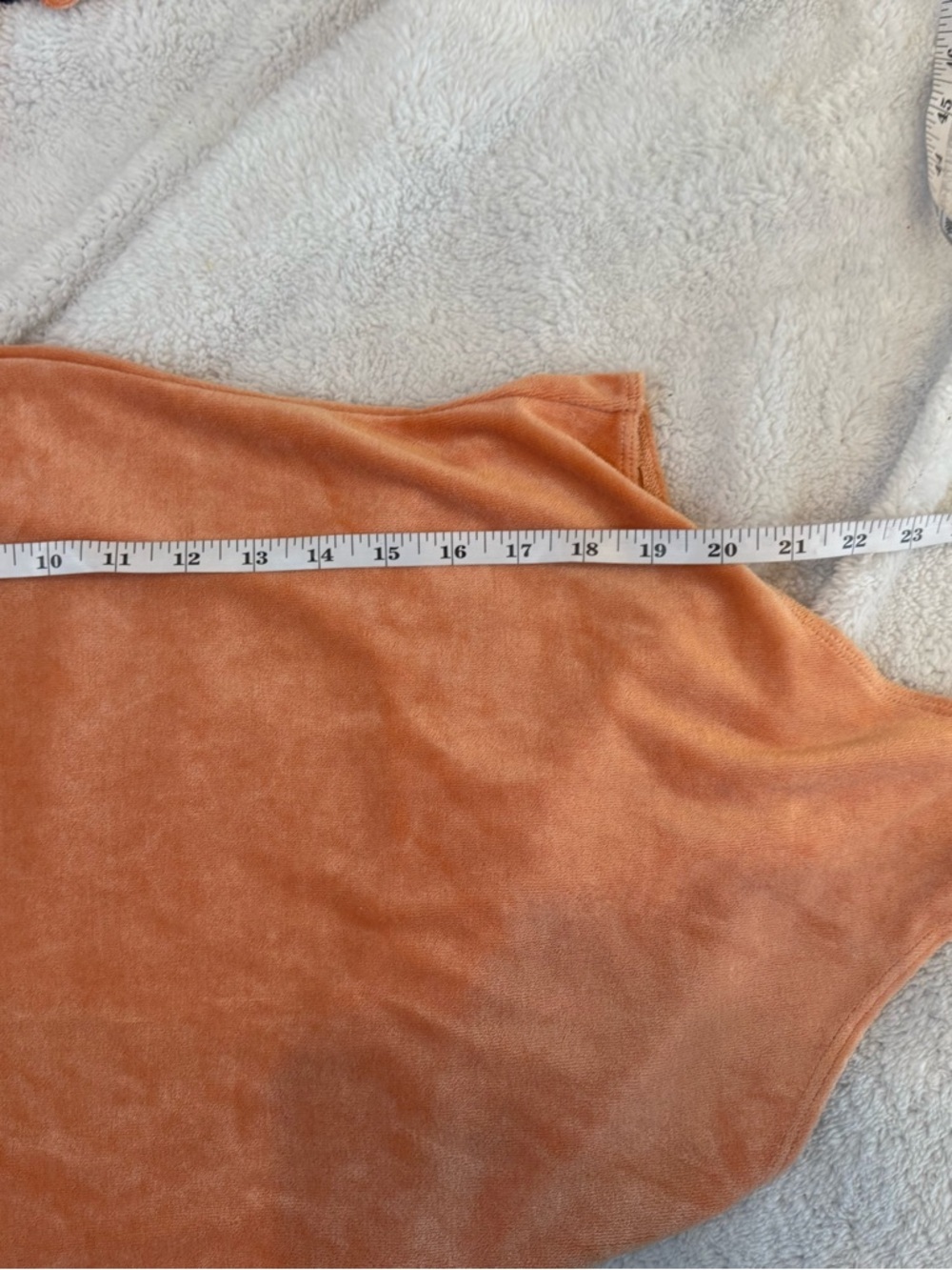 Out From Under Peach Velvet Mock-Neck Bodysuit - Picture 6 of 6